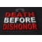 Death Before Dishonor Patch | Embroidered Patches Death Before Dishonor Patriotic Iron on Patch diagonal view